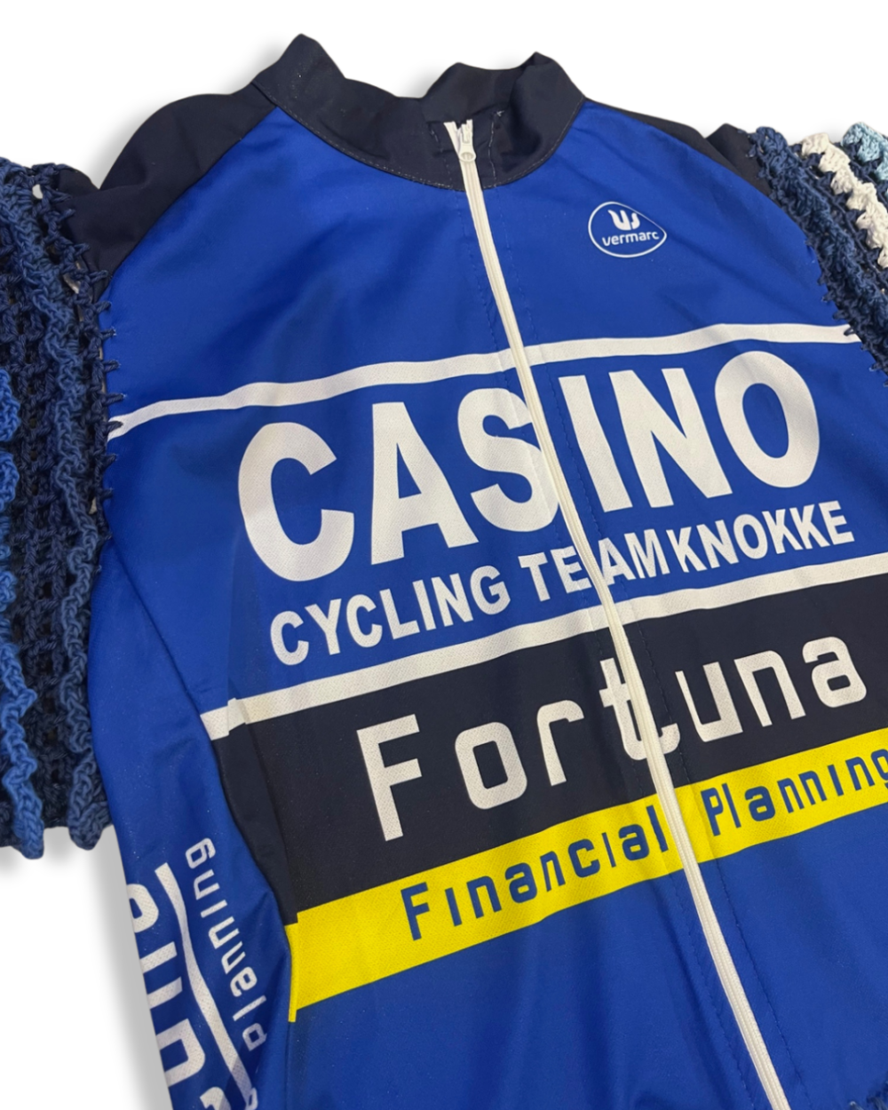 Cycliste Bleu Manches Crochet, photo 2